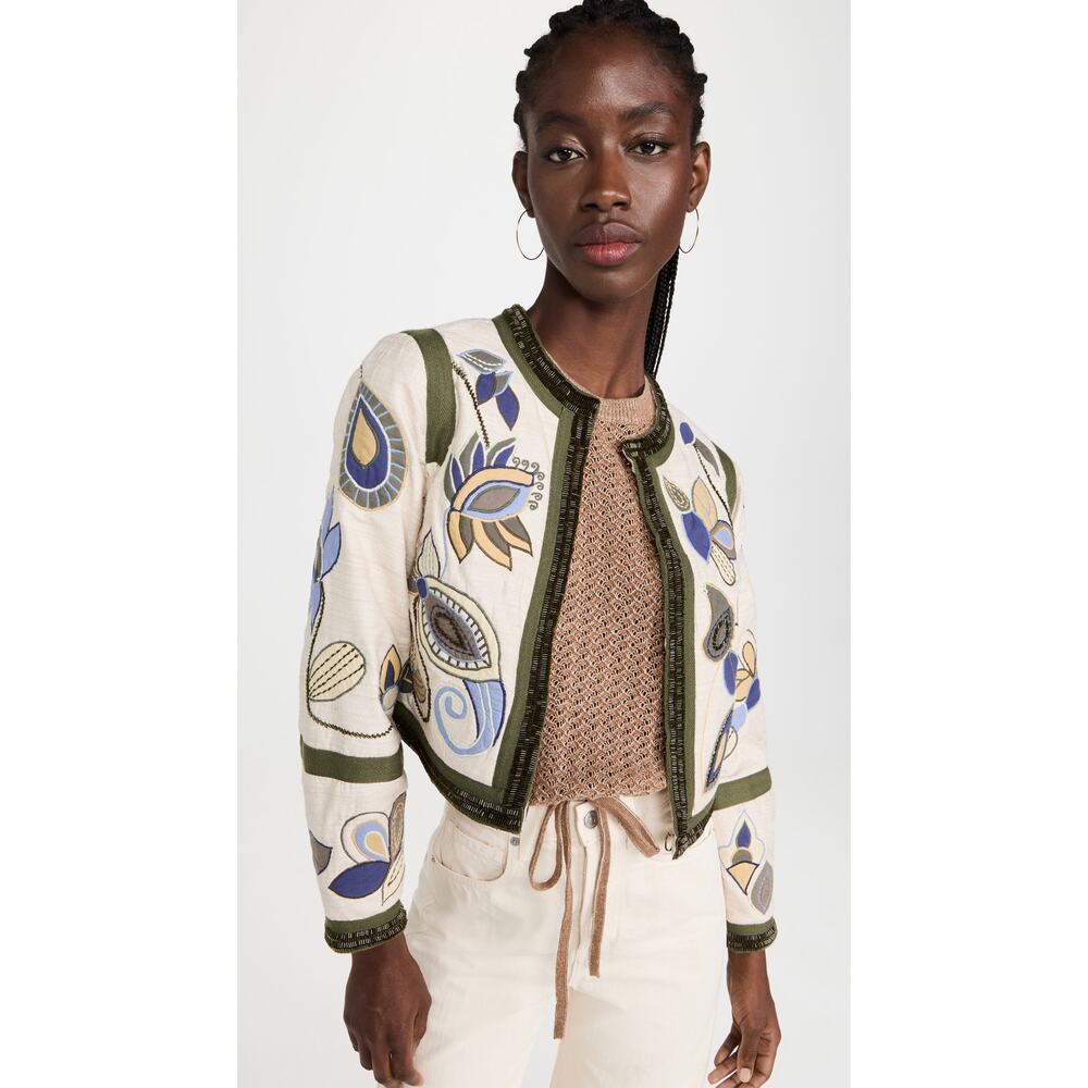 Veronica Beard Multicolor Embroidered Jacket - image 1